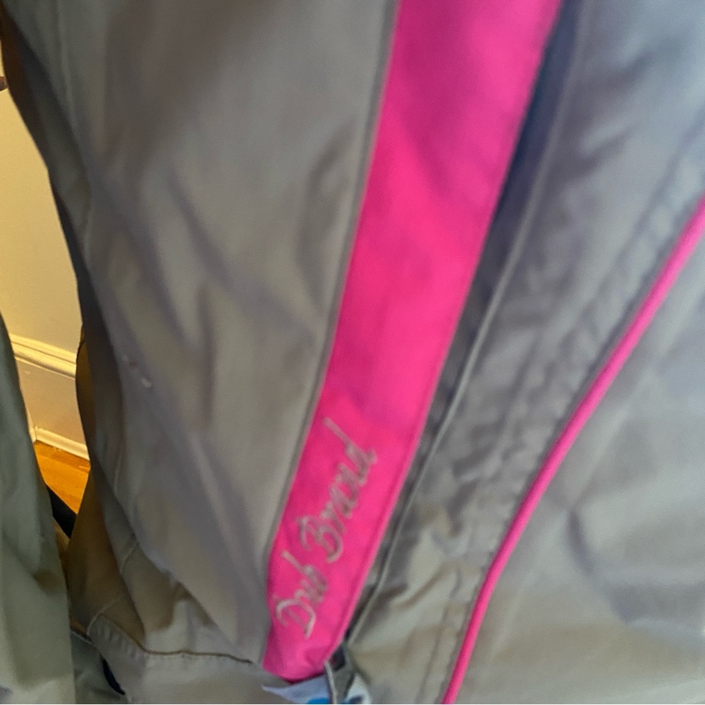 Dub Brand Weathergear Womens Snowboard Pullover Jacket Gray with Pink Accents Sm - Picture 9 of 11